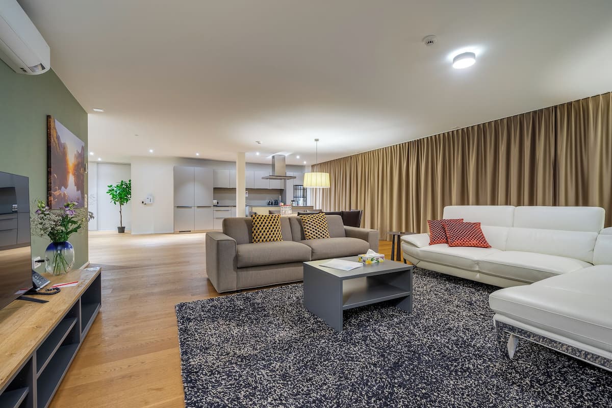Appartement Luxe, 3 chambres | 3 chambres, literie hypoallergénique, décoration personnalisée