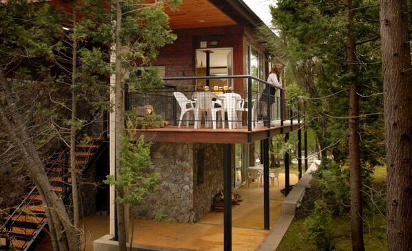 Appartement Supérieur, plusieurs lits, non-fumeurs, vue montagne | Balcon