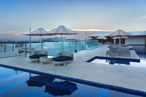 Outdoor pool - Trendy 1BR Apartment in Cruz con Mar brand new building by Happy Address (Playa del Carmen)