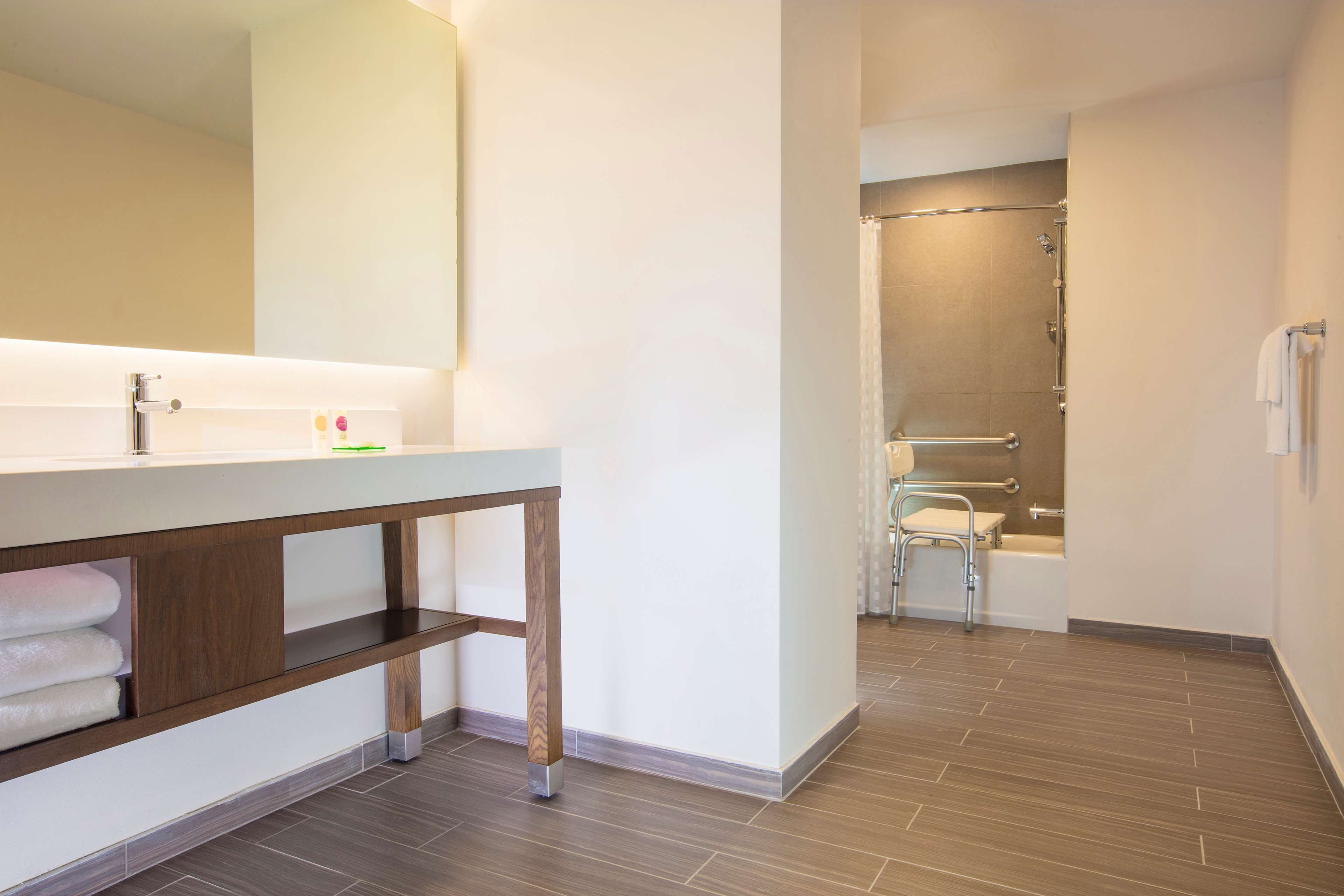 room, accessible, bathtub (2 fullbed & 1 sofabed) | bathroom | free toiletries, hair dryer, towels, soap