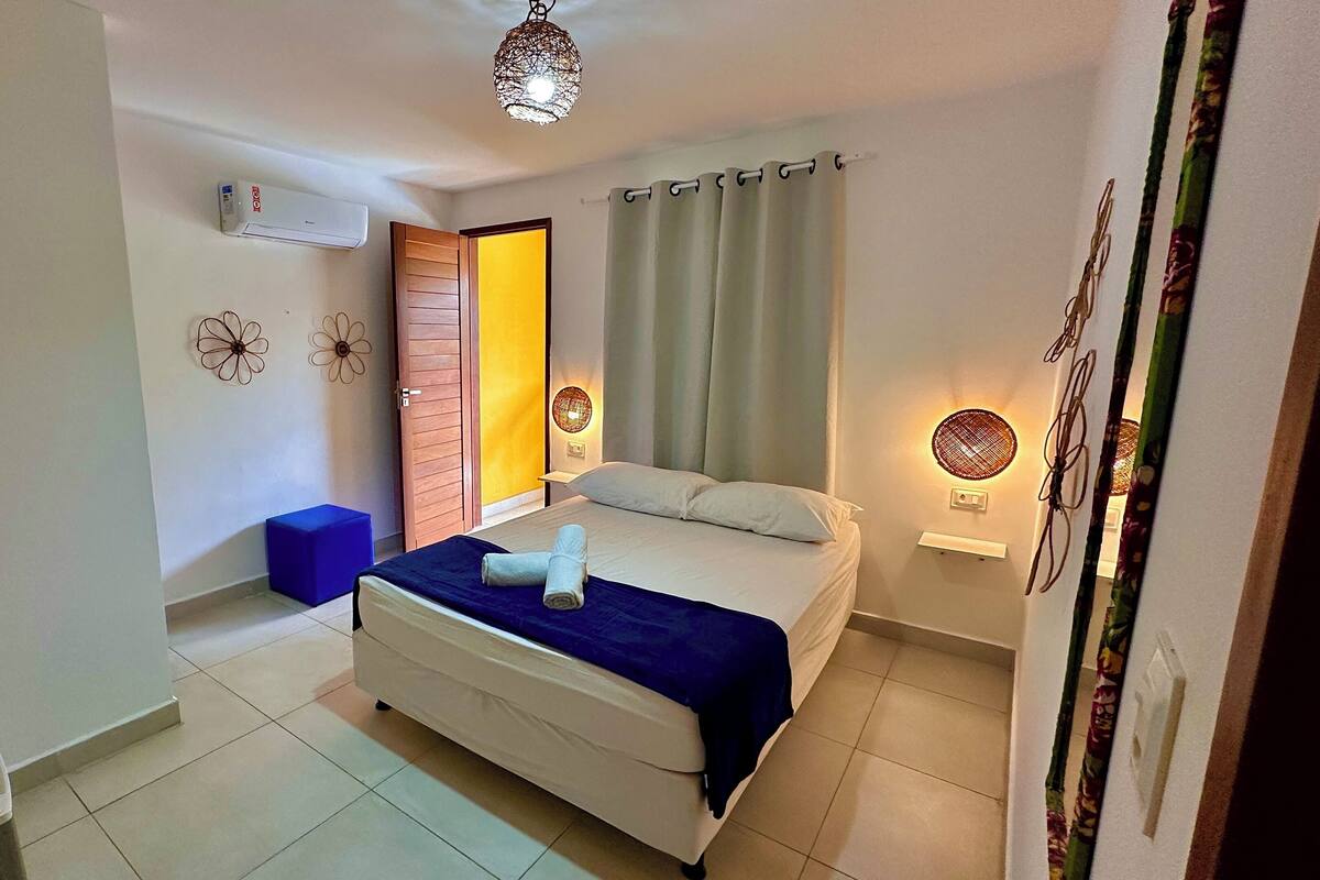 Quarto Casal com terraço | Minibar, caja fuerte, escritorio y wifi gratis