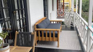 Standard Room, 1 Double Bed, Non Smoking, Pool View | Terrace/patio