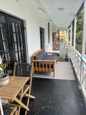 Standard Room, 1 Double Bed, Non Smoking, Pool View | Terrace/patio - Sandton Farmhouse (Sandton)