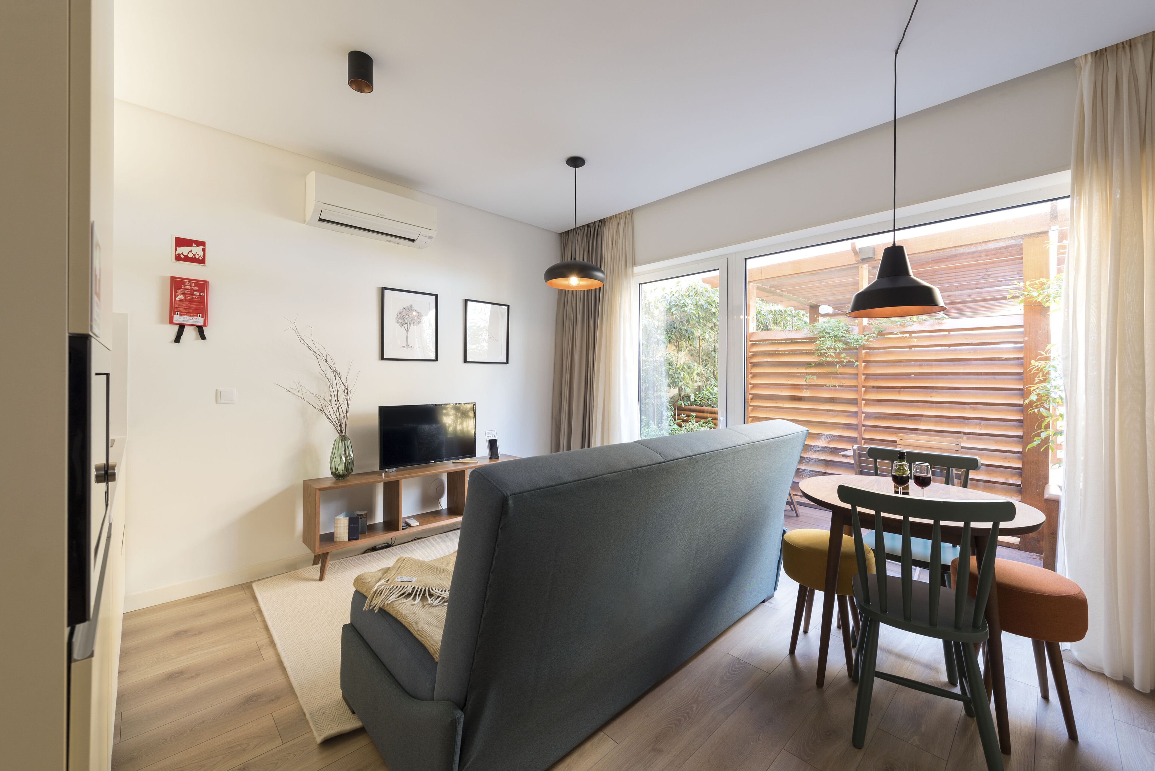 apartment, 1 bedroom, terrace (without elevator) | living area | flat-screen tv