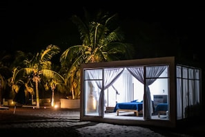 Front of property – evening/night