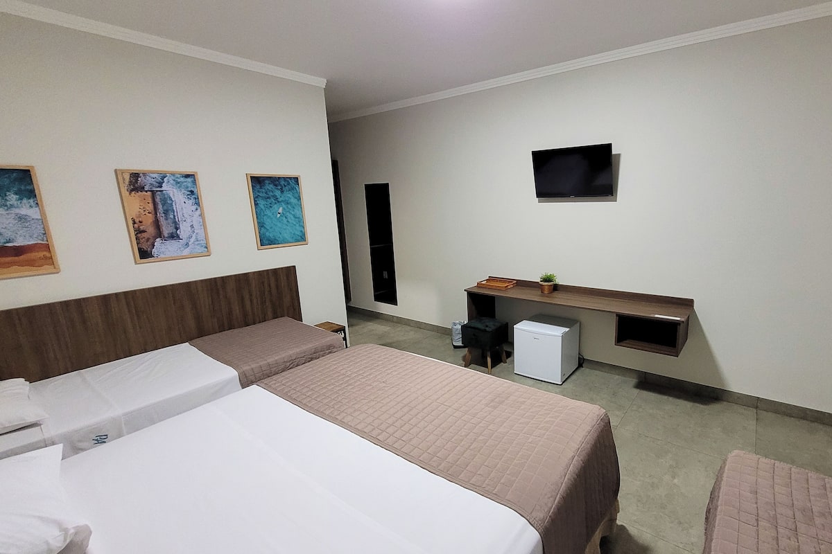Premium bedding, minibar, blackout drapes, iron/ironing board