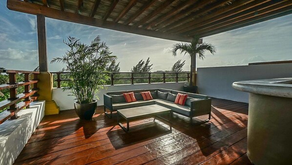 Balcony - Pueblito Escondido - Apartamento de dos dormitorios (Playa del Carmen)