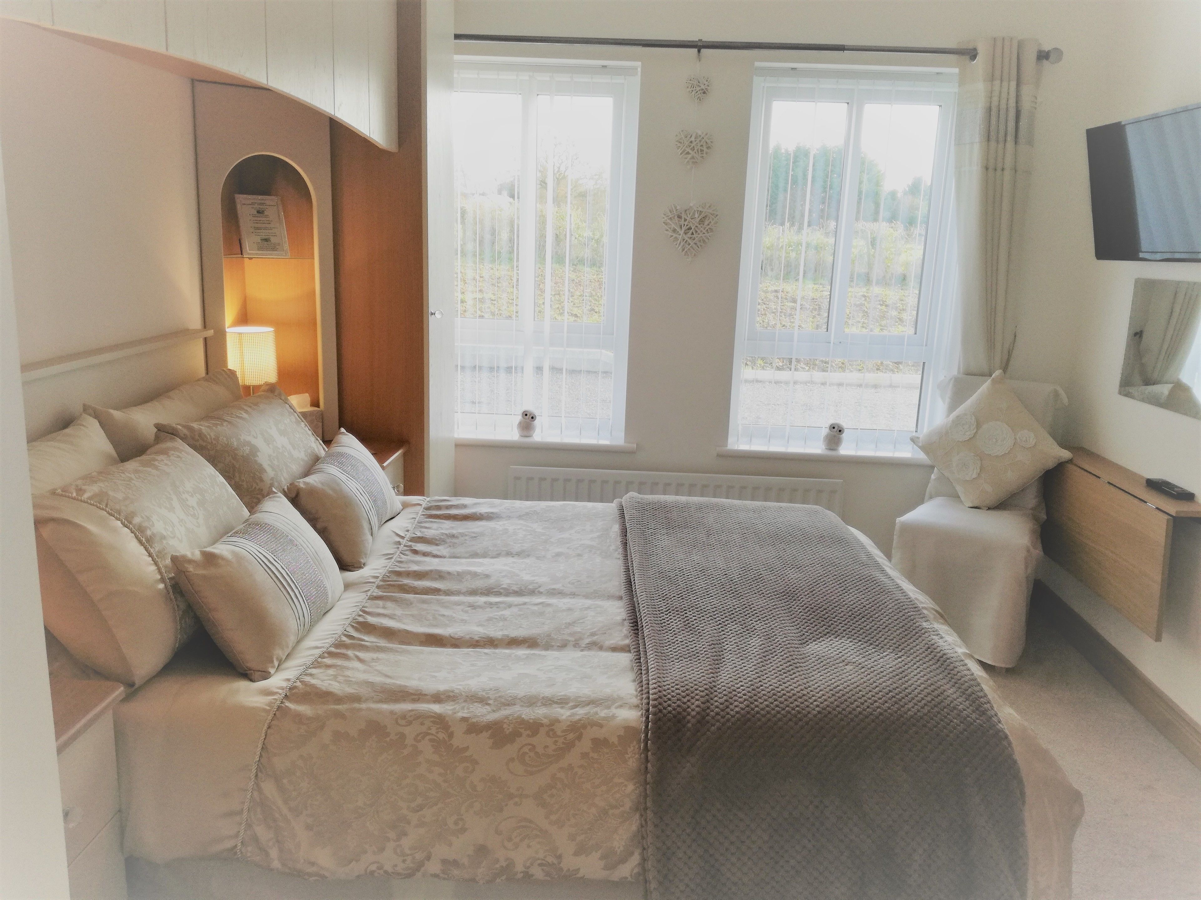 Premium bedding, Select Comfort beds, individually decorated