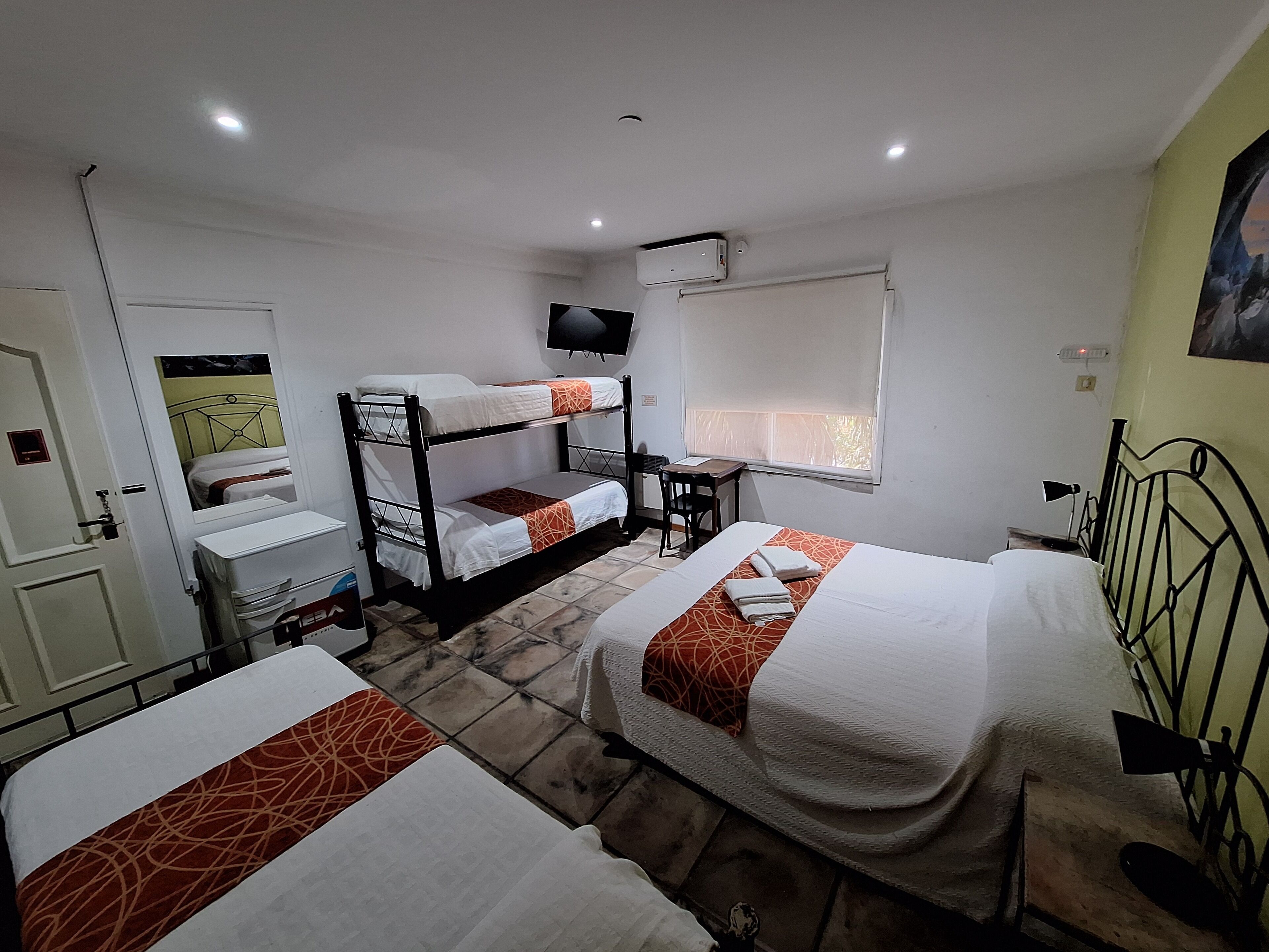 family room | desk, blackout curtains, free wifi, bed sheets