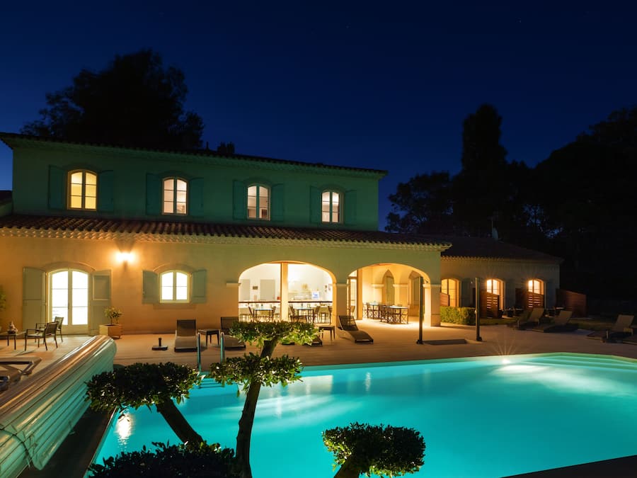 Front of property - evening/night