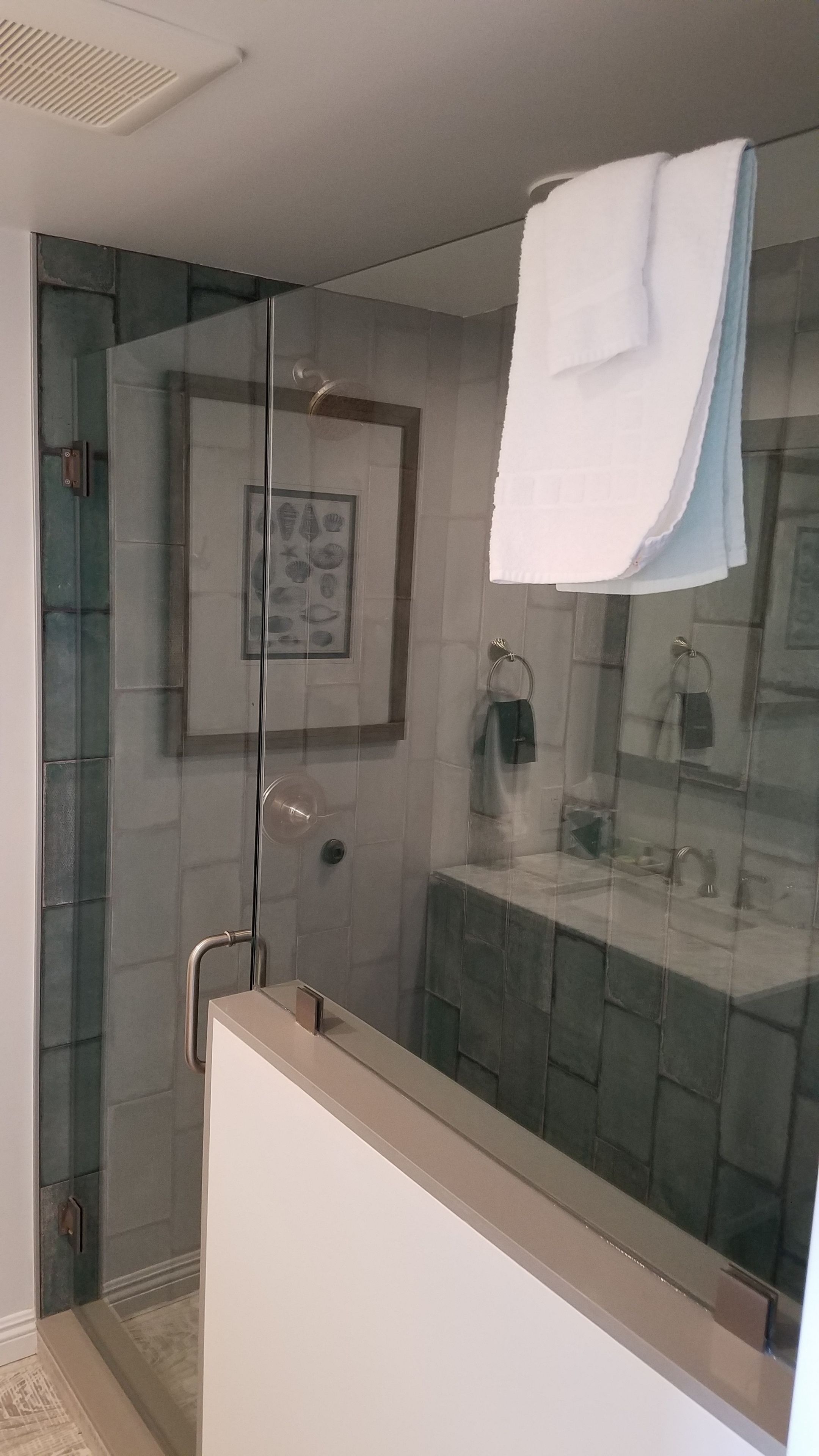 Dusj på badet