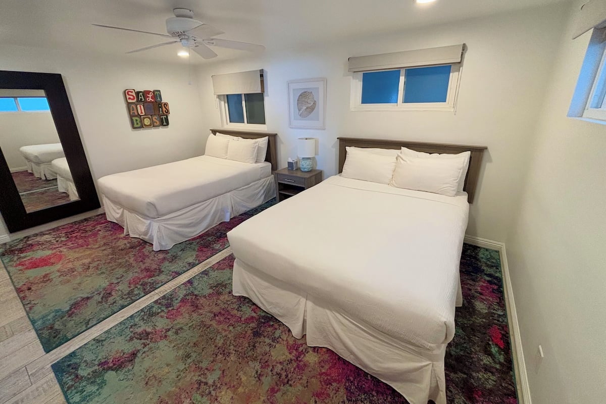 Deluxe Villa, 2 Queen Beds, Ocean View | Premium bedding, pillowtop beds, individually decorated