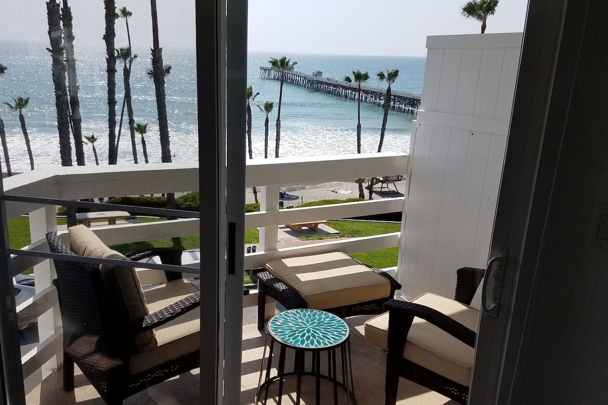 Deluxe Suite, Multiple Beds, Ocean View | Terrace/patio