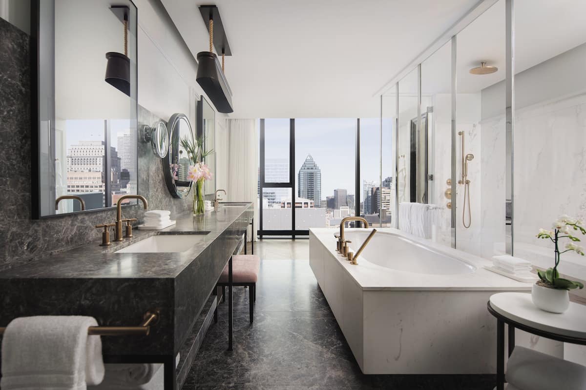 presidential suite, 2 bedrooms | frette italian sheets, premium bedding, down duvets, pillow-top beds