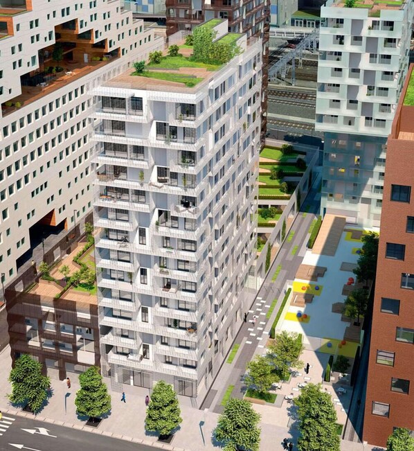 Façade de l’hébergement