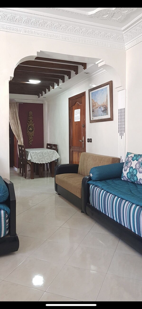 Apartment, 2 Bedrooms, Non Smoking | Living area - Beautiful Flat in Downtown RABAT (Rabat)