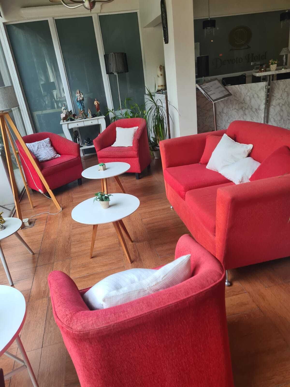 Sala de estar en el lobby