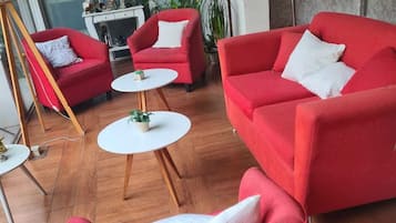 Sala de estar en el lobby