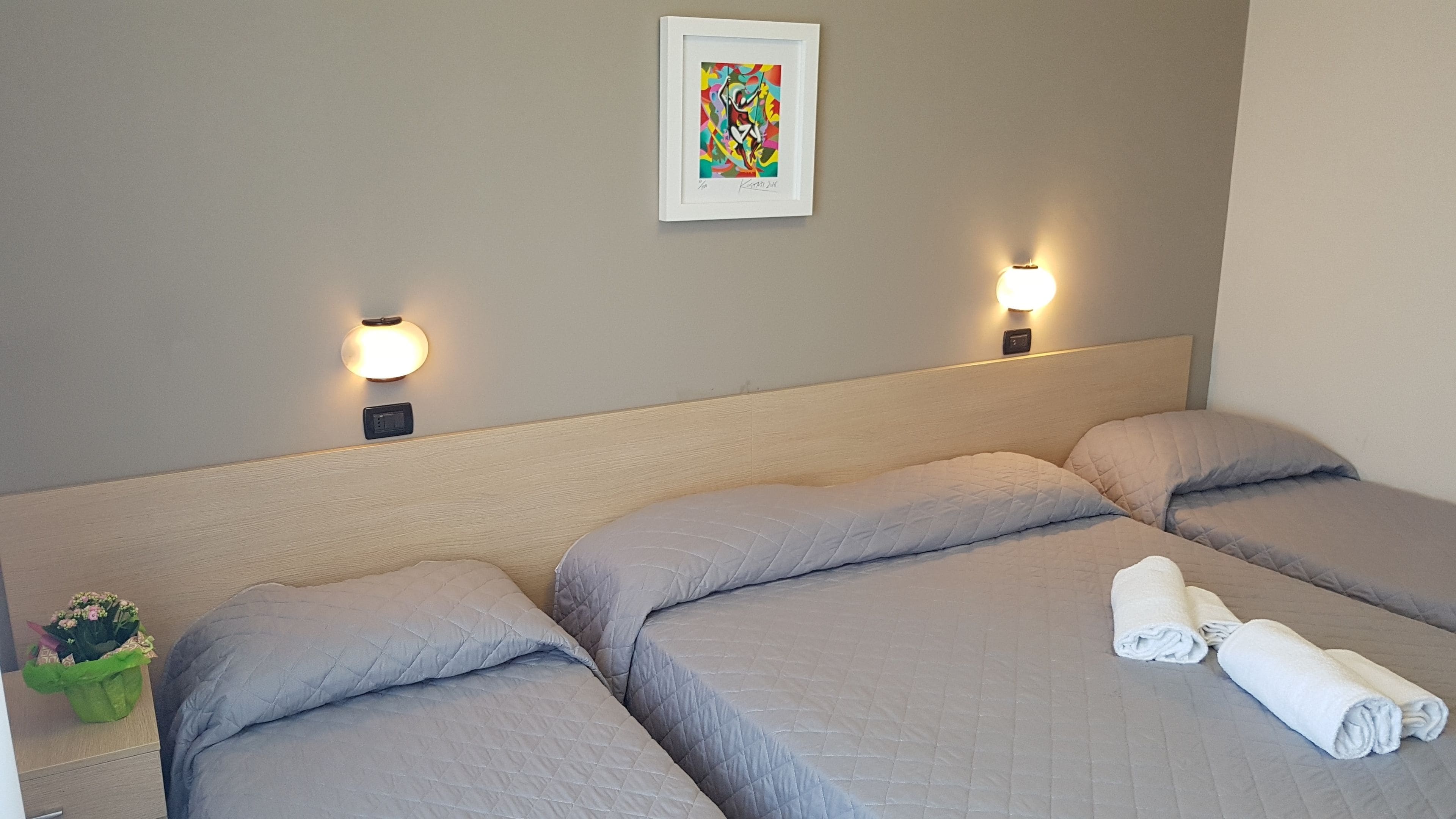 quadruple room, sea view | in-room safe, desk, blackout curtains, soundproofing