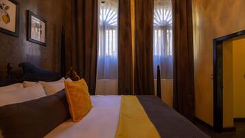 Habitación básica doble, 1 cama King size, chimenea | Vista desde la habitación