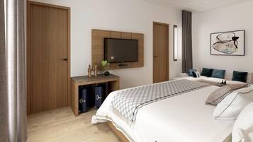 1 bedroom, desk, soundproofing, free WiFi