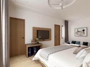 高级房 | 1 多间卧室、特色家居、办公桌、隔音