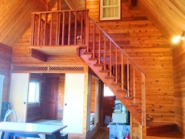 Cottage, Non Smoking, Ocean View | Living area | Flat-screen TV, DVD player