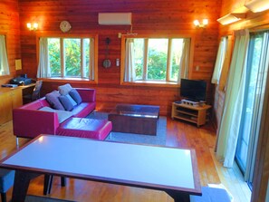 Cottage, Non Smoking, Ocean View | Living room - Private Beach House (Motobu)