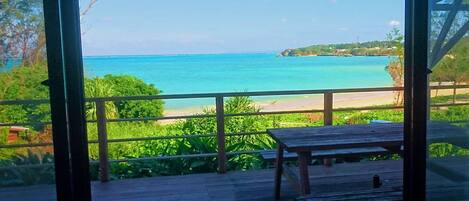 Cottage, non-fumeurs, vue océan | Vue depuis le balcon