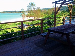 Cottage, Non Smoking, Ocean View | Balcony - Private Beach House (Motobu)