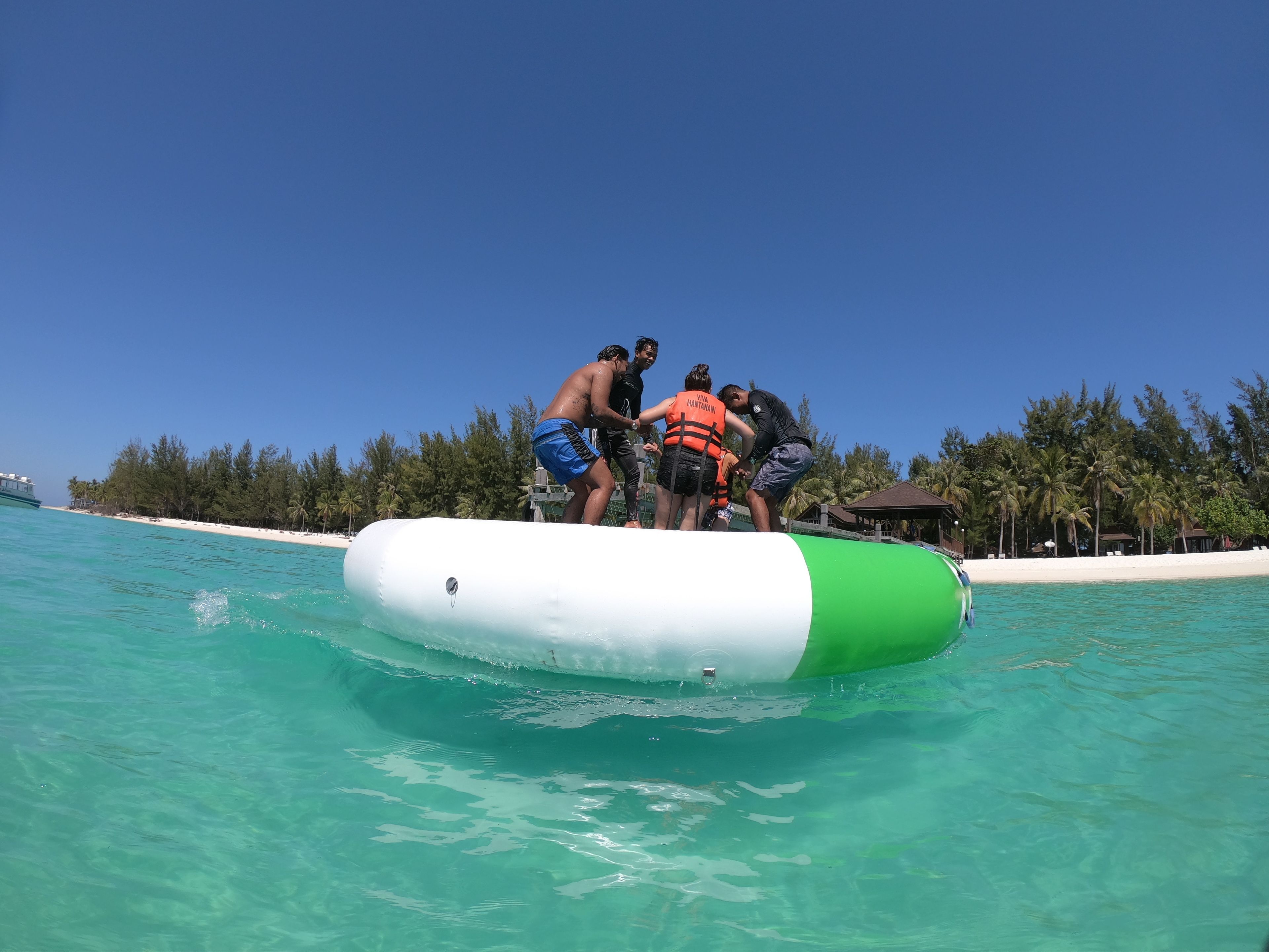 snorkelling, beach volleyball, kayaking, fishing