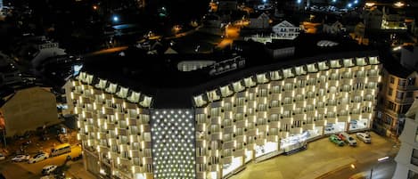 Front of property – evening/night