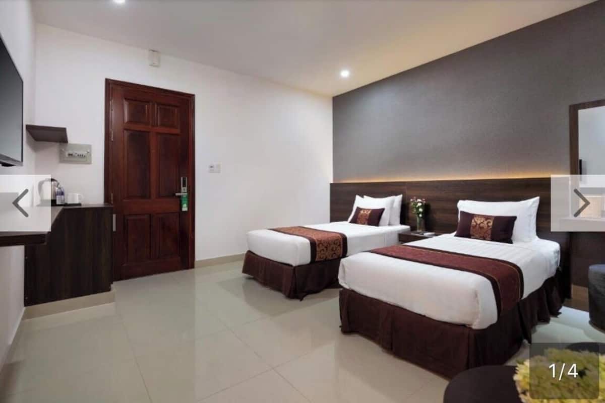 Chambre Deluxe avec lits jumeaux | Vue de la chambre