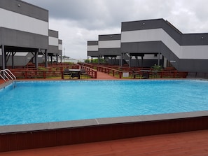 Seasonal outdoor pool