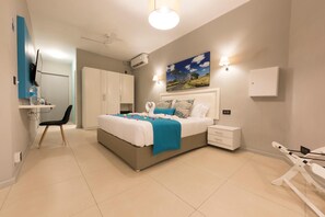 1 dormitorio, ropa de cama de alta calidad, minibar y caja fuerte