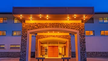 Front of property – evening/night