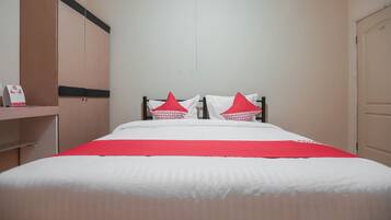 Dobbeltrom – standard | Skrivebord, wi-fi (inkludert) og sengetøy