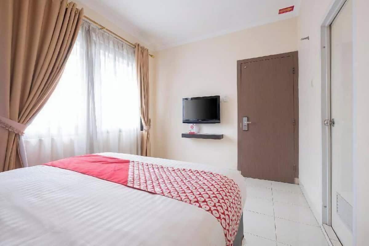 Skrivbord, gratis wi-fi och sängkläder