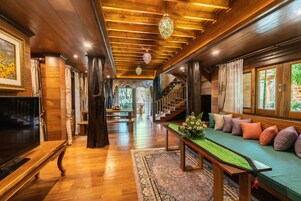 V.3 Nan (Exclusive 2 Bedroom Villa)  | Living area | Flat-screen TV