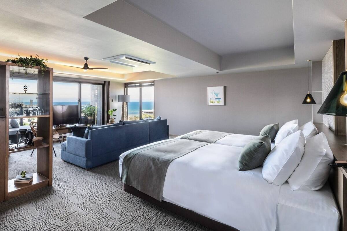 In-room safe, desk, laptop workspace, blackout drapes