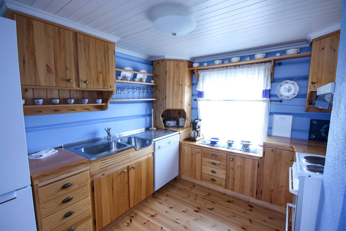 traditional house, multiple beds, mountain view | private kitchen | electric kettle