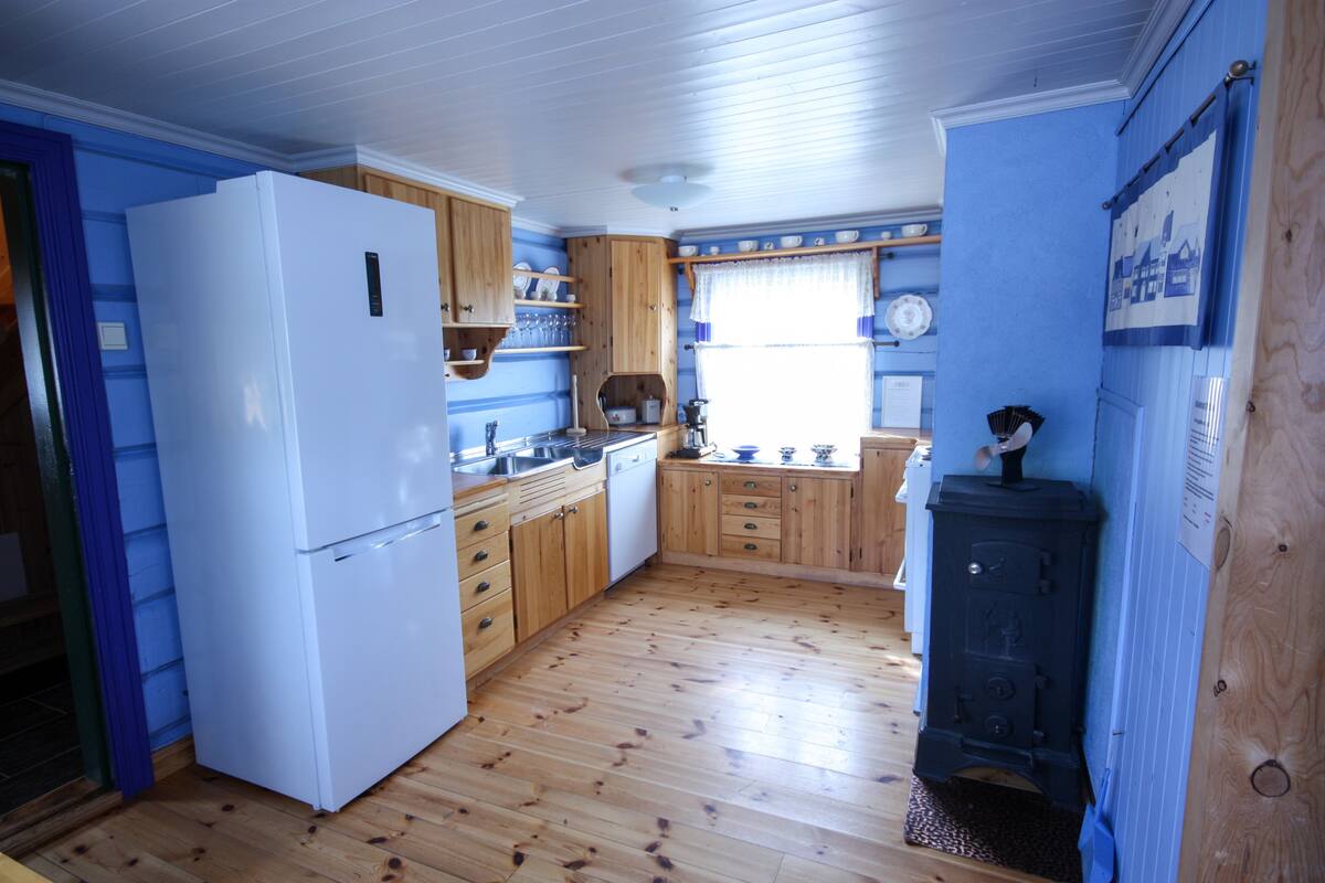 traditional house, multiple beds, mountain view | private kitchen | electric kettle