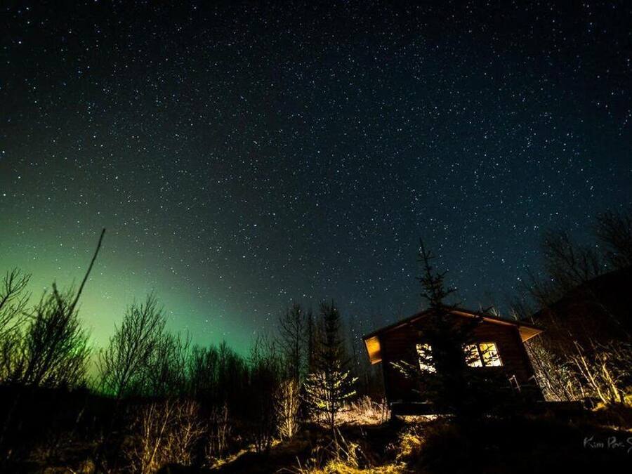 Front of property - evening/night