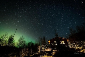 Skarð 2 - Vacation home | Front of property – evening/night - Au44 cottages - Arngrimslundur (Hrunamannahreppur)