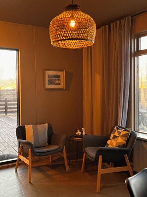 Skarð 2 - Vacation home | Coin séjour | Télévision à écran plat de 29 pouces avec chaînes numériques