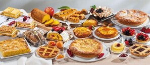 Daily buffet breakfast (EUR 6 per person)
