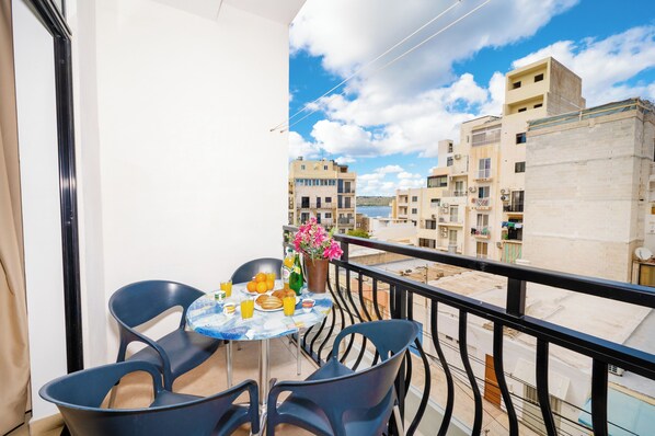 Comfort Apartment, Multiple Beds, Non Smoking, City View | Terrace/patio - Seashells 2 Bedroom Apartment by Getaways Malta (St. Paul's Bay)