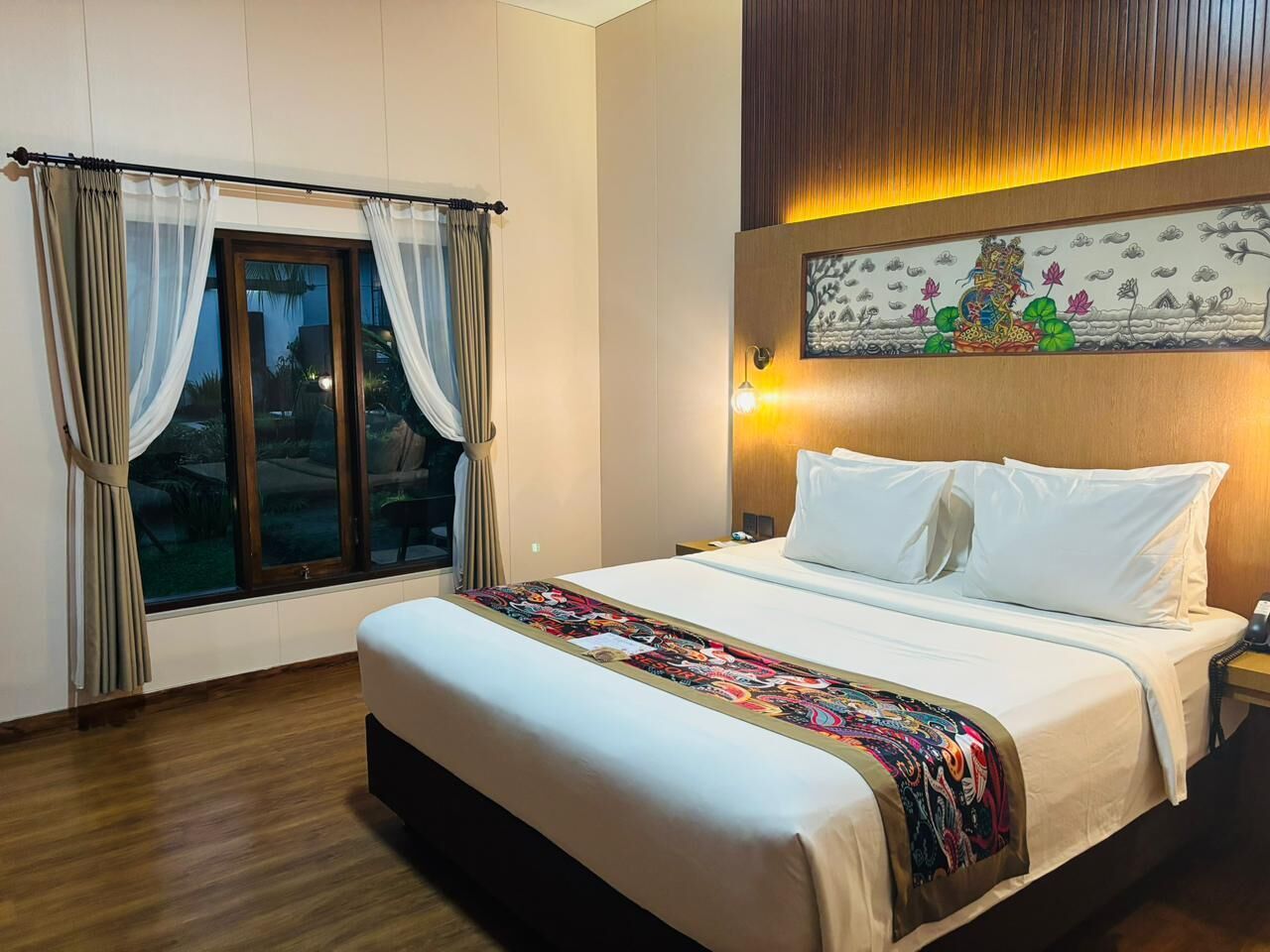 Habitación superior, 1 cama de matrimonio grande | Sábanas de algodón egipcio, ropa de cama de alta calidad, caja fuerte