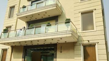 Voorkant van accommodatie