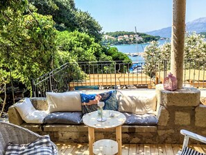 Romantic Studio, Sea View | Terrace/patio - ECO Aparthotel The Dreamers's Club (Lumbarda)